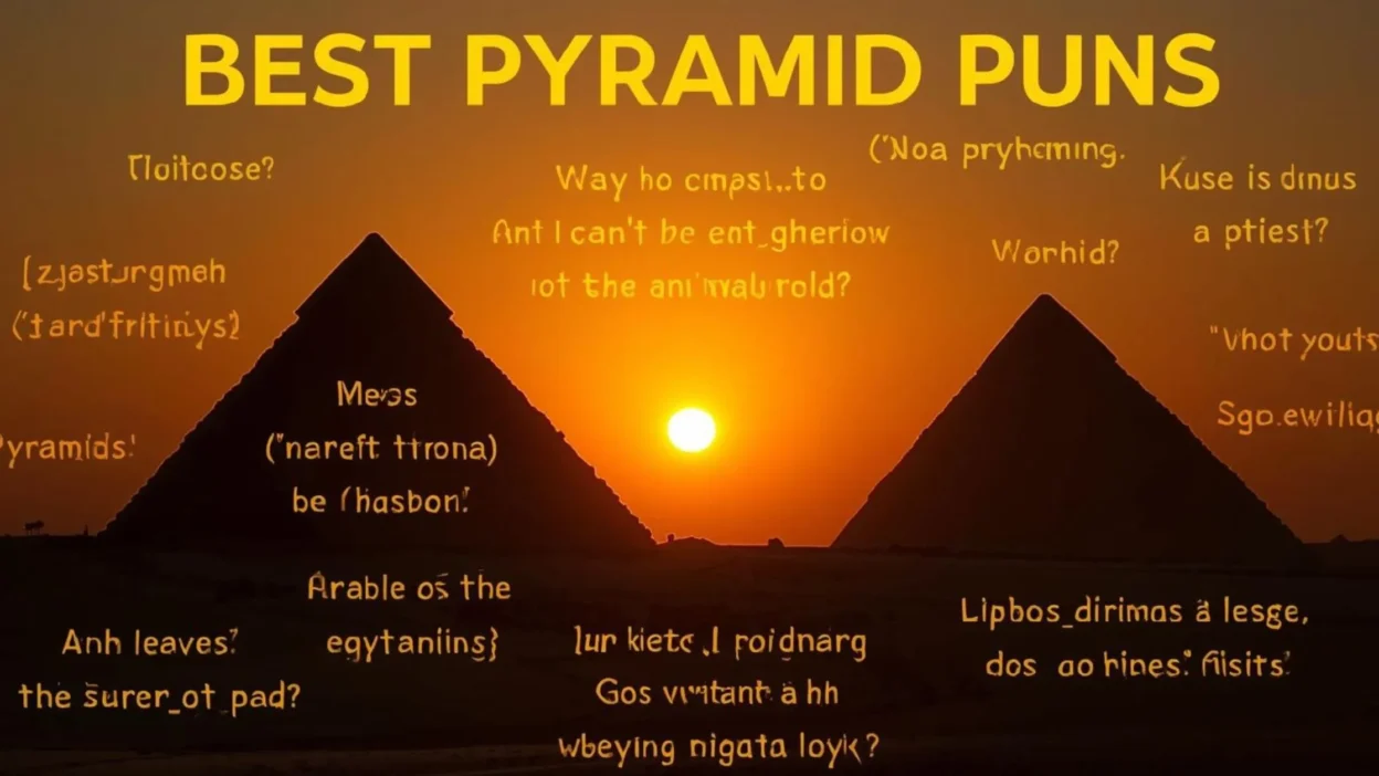 Best Pyramid Puns