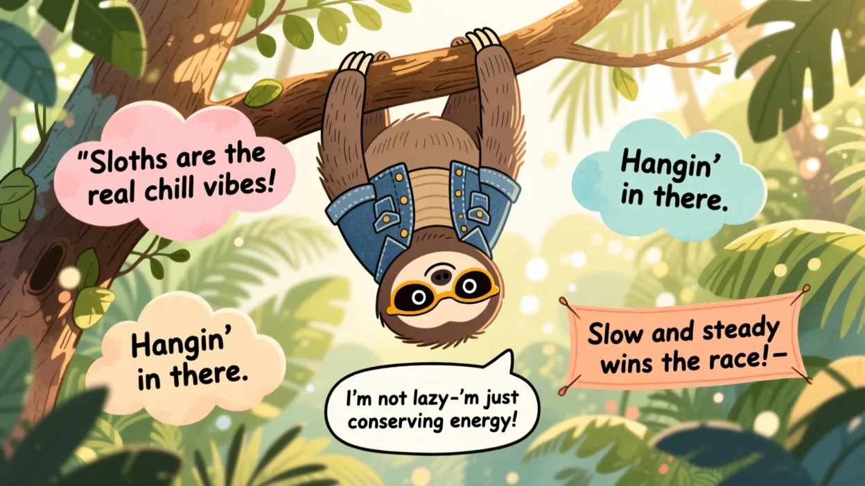 Sloth Puns to Hang Around and Laugh All Day