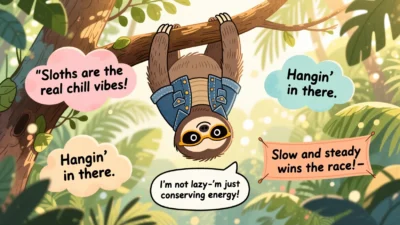 Sloth Puns to Hang Around and Laugh All Day