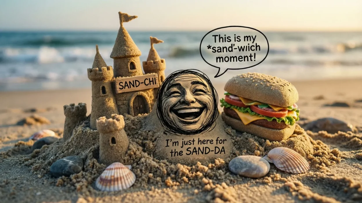 Creative Sand Puns