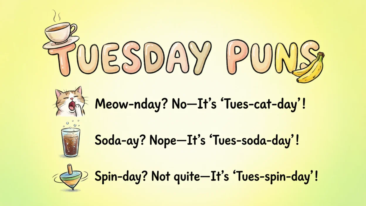 Tuesday Puns Dirty